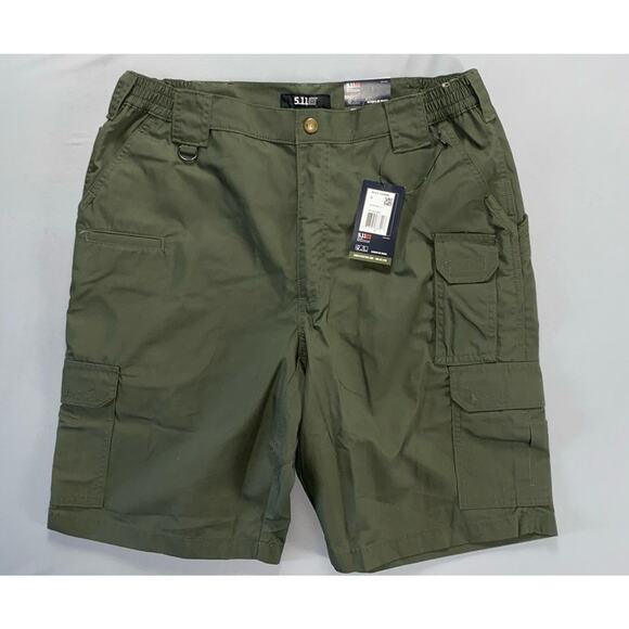 5.11 Tactical Canvas Taclite II Shorts in TDU Green. Men's Size 36, NWT! - Picture 1 of 5